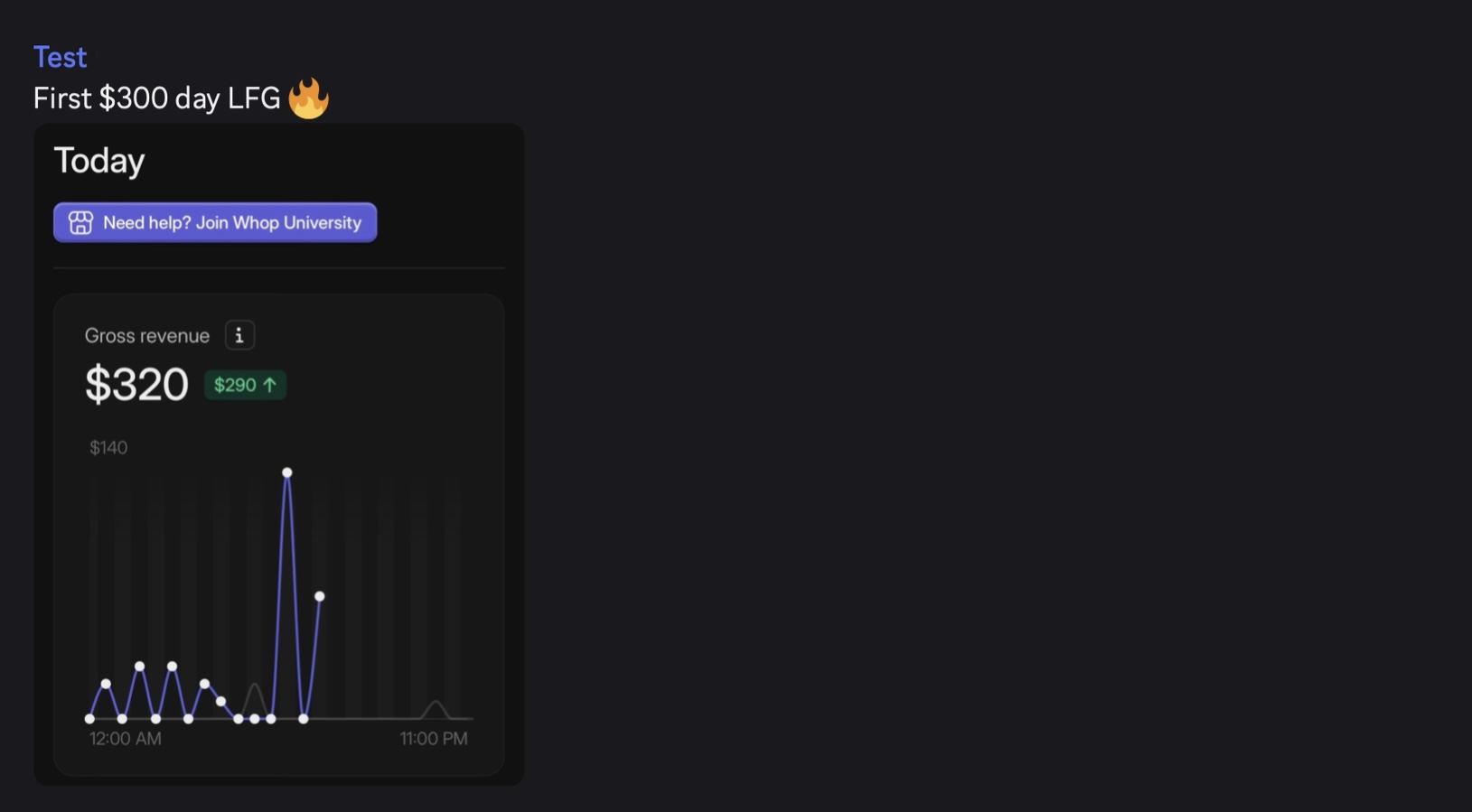 CapperLaunch member revenue screenshot 3